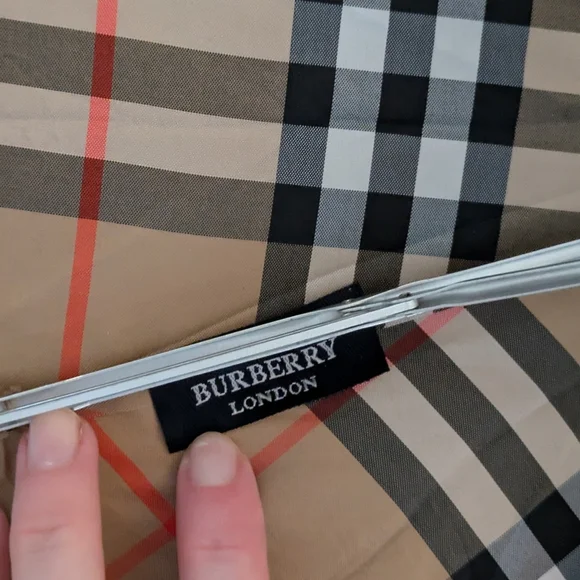 Burberry Vintage Travel Folding Umbrella - Picture 8 of 14